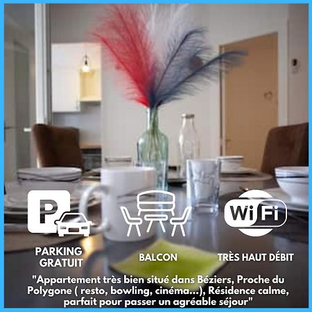 Le Cypres - Appartement Ideal Pour Vos Vacances Ou Vos Deplacements Professionnels A Béziers Buitenkant foto